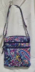 VERA BRADLEY TRIPLE ZIP HIPSTER DISNEY SENSATIONAL SIX PAISLEY CROSSBODY PURSE - Picture 1 of 14