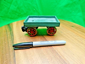 Artisan-Made G Scale Wood Platform Railroad Utility Cart - Picture 1 of 7