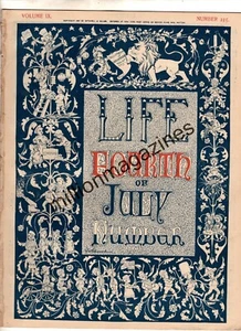 1887 Life June 30 Fourth of July Number; Shoshone indians must return scalps; - Picture 1 of 1