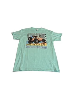 Vintage Myrtle Beach Shirt Mens Size Medium Off Road Adventures Jeep 4x4 Surf - Picture 1 of 12