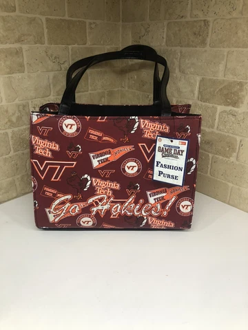 Game Day Outfitters Fashion Purse Virginia Tech Go Hokies Collegiate Licensed Cover