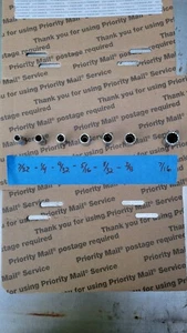 Snap-On Tools 1/4" Drive 12 Point SAE Shallow Sockets  7/32-7/16 - Bild 1 von 4