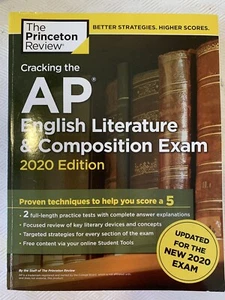 Cracking the AP English Literature & Composition Exam, 2020 Edition: Very GOOD - Picture 1 of 6