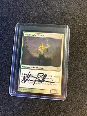 MTG Seedcradle Witch Artist Proof and Signature Signed Steven Belledin - Image 1 of 2
