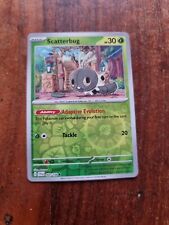 Pokemon Scarlet And Violet Scatterbug Reverse Holo Common 008/198 pack fresh 