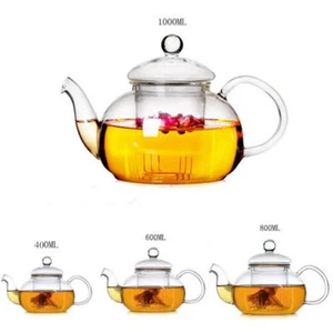 Construye tu propio juego de té personalizado. Tetera de vidrio con infusor, tazas, quemador. CTS1 - Imagen 1 de 13