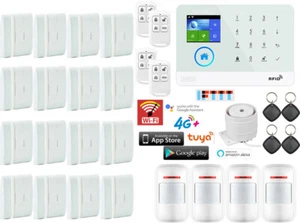 S04 WIFI 4G GPRS Internet Tuya APP Inalámbrico Hogar Seguridad Alarma Sistema Antirrobo - Imagen 1 de 12