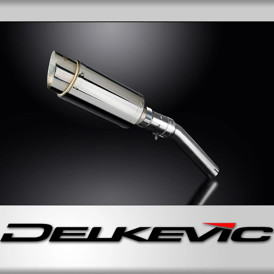 Suzuki DR650S DR650R 1990-1995 Kit de silenciador de escape redondo de acero inoxidable de 8" Foto 1 de 4