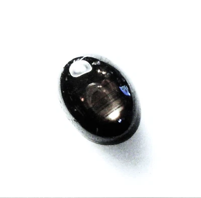 NICE 7 x 5 x 4mm oval cut 1.79cts 1970's Black Star Sapphire India # 7 - Image 1 of 2