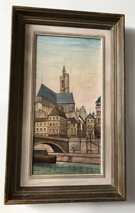 Altes Gemälde Öl auf Leinwand gerahmt & signiert  - Bild 1 von 6