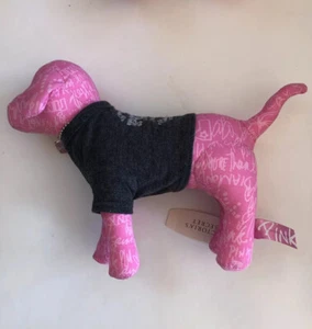 Victoria's Secret PINK Dog Plush Pink Logo Rock and Roll 86 Tour 2006 NWT - Picture 1 of 2