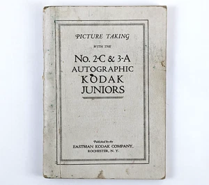 1917 Manuale autografico Kodak Juniors 2-C e 3-A - Foto 1 di 5