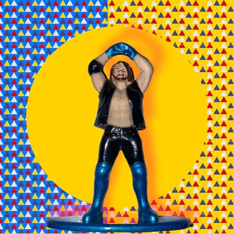 AJ Styles 2" WWF Action Figure Nano MetalFigs (BRAND NEW) Cover