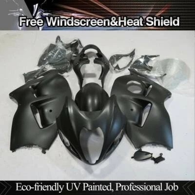 Matte Black Fairings Kit for Suzuki Hayabusa GSX1300R 1999-2007 ABS Injection US - Image 1 of 3