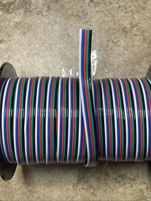 5 Pin For 3528/5050 LED Strip Light Extension Wire Cable Cord Connector - Image 1 of 4