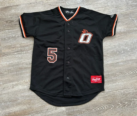 Rawlings Oregon State Beavers NCAA Baseball Jersey Embroidered Black YOUTH Large Cover