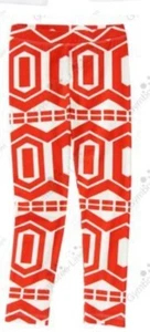 Gymboree Mod About Orange geometric printed leggings pants NWT 12 - Picture 1 of 3