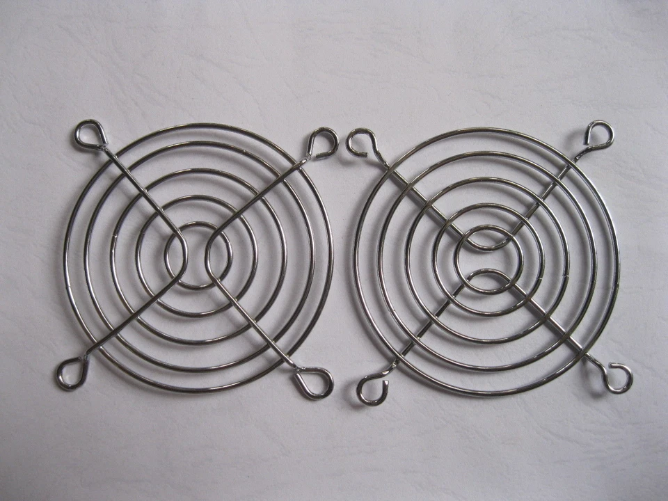 10 pcs DC Fan Grill Protector Silver Metal Finger Guard for 70x70mm Fan 7cm - Image 1 of 3