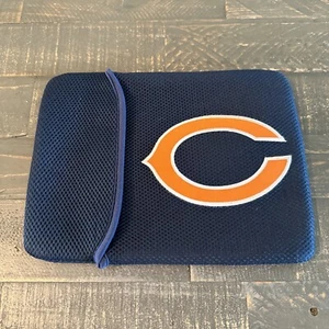 Chicago Bears Navy Tablet Sleeve Case Fits 10" IPAD Tablets NFL Logo - Picture 1 of 7
