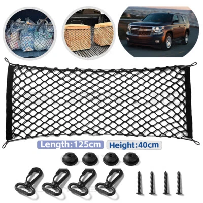 Red de carga de malla estilo sobre maletero trasero 125x40 cm para Chevrolet Tahoe 2007-2015 Foto 1 de 4