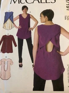 McCall's 7191 Misses' Tops Sewing Pattern - Picture 1 of 7