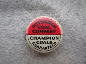 1919 SEMLOH Pittsburgh COAL Co CELLULOID TAPE MEASURE Works great Bright Colors - Picture 1 of 3