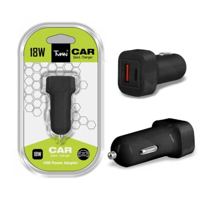 18W Car Charger USB-A&USB-C Ports for Amazon Kindle Oasis, PaperWhite EY21 Foto 1 de 4