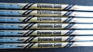 NEW 4-PW TRUE TEMPER TOUR ISSUE DYNAMIC GOLD S400 .355" TAPER TIP IRON SHAFTS - Picture 1 of 2