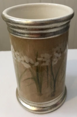 NUEVO CROSCILL ORCHIDS & NARCISSUS Vaso Obra de Arte Original Cheri Blum DE COLECCIÓN Foto 1 de 4