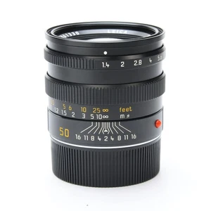 Leica Summilux M50mm F/1.4 Ver.3 #11868 Black -Near Mint- #301 - Picture 1 of 12