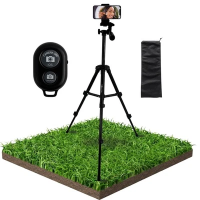 Handy Stativ mit Fernbedienung für iPhone Smartphone Halterung Auslöser Tripod - Bild 1 von 4