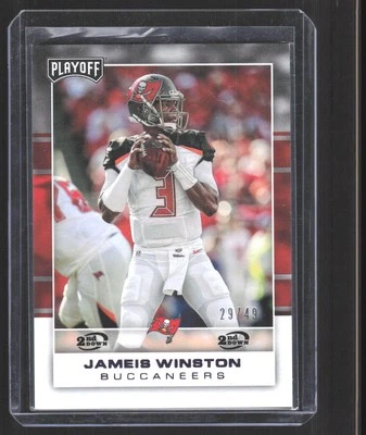 2017 Panini Playoff #85 Jameis Winston #/49 Tampa Bay Buccaneers - Image 1 of 2