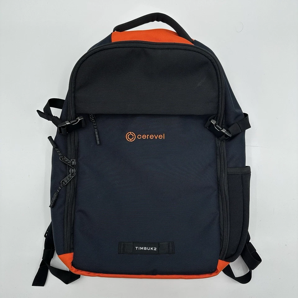 Timbuk2 Mochila Bolso Laptop Manga Acolchada Espalda Hebilla Clips Azul Negro Cerevel Foto 1 de 4