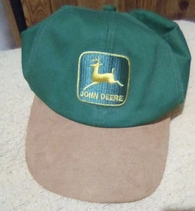 John Deere Baseball/Trucker  Cap Suede Bill Snapback Never Worn. One Size - Picture 1 of 4