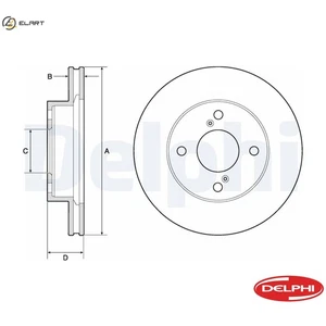 2x BRAKE DISC BG4810C FOR SUZUKI K10B 1.0L K10C 1.0L 3cyl CELERIO - Picture 1 of 9