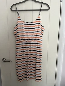 Oasis Women’s Thin Strap White Dress Size L - Picture 1 of 3