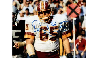 FOTO 8X10 FIRMADA POR DAVE BUTZ WASHINGTON REDSKINS CON CERTIFICADO DE AUTENTICIDAD #1 - Imagen 1 de 1