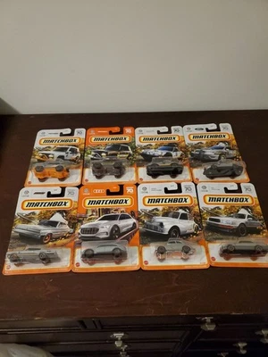 Matchbox Lot Of 8 70th Anniversary Special Edition Silver Orange And Black Cars - Image 1 of 4