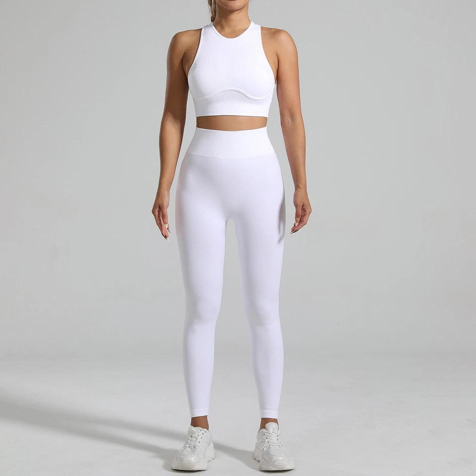 High-strength Running Tight Seamless Yoga Clothes Suit - Image 1 of 1