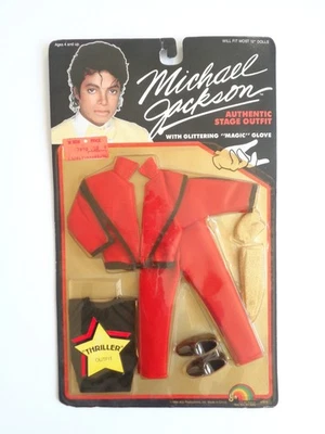 Conjunto "Thriller" Vintage 1984 LJN Michael Jackson Auténtico Escenario #7810 Nuevo Foto 1 de 4