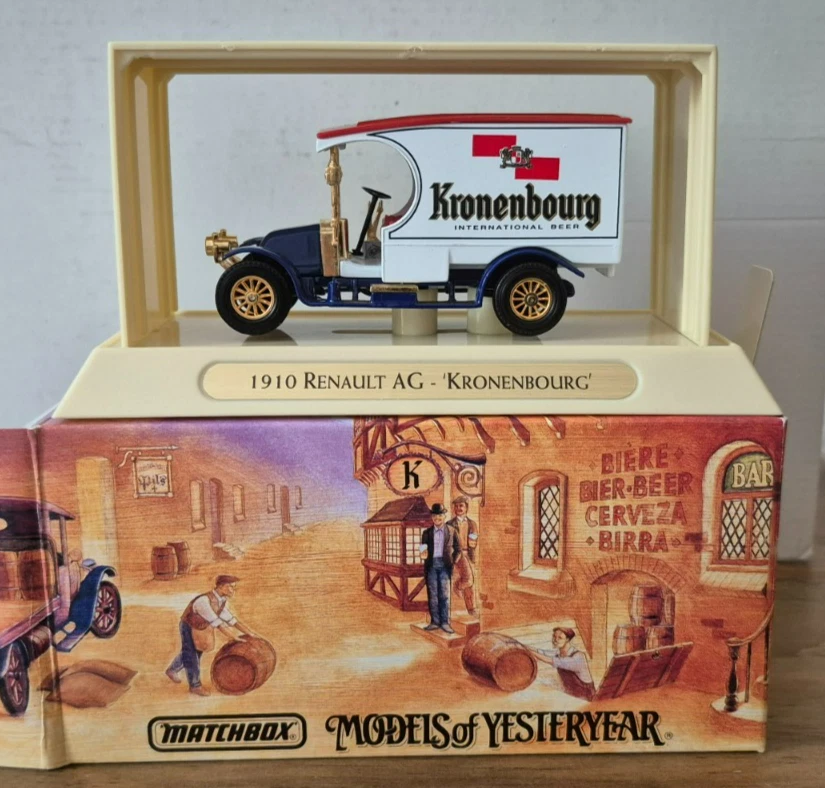YGB 07 1910 Renault Type AG KRONENBOURG Models of Yesteryear Matchbox in Box - Bild 1 von 1