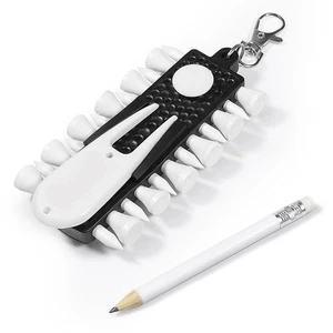 Golf Gear Essential Compact Storage Solution Holds 12 Golf Tees Easily - Picture 1 of 16