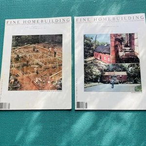 FINE HOMEBUILDING EARLY ISSUES Lot (2) 1981 - Aug/Sep & Oct/Nov Issues 4 & 5 - Picture 1 of 4
