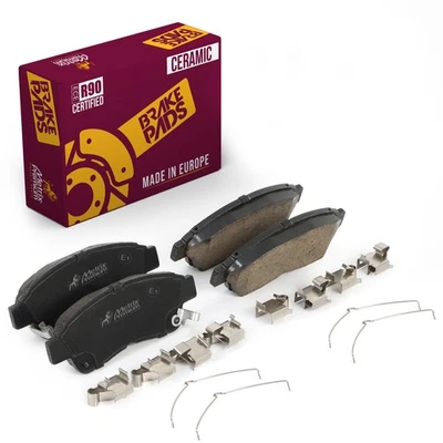 Front Ceramic Disc Brake Pad Set for Toyota Camry Corolla Celica RAV4 Geo Prizm - Image 1 of 4