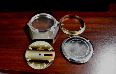 New Catena Automatic Gents Watch Dial, Case, Spacer Swiss 1970'S, NOS - Image 1 of 4