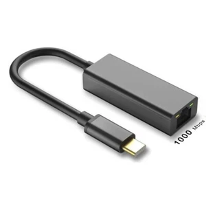 Adaptador USB Tipo C a Gigabit 1000Mbps Ethernet Compatible con Thunderbolt 3/4 RJ45 - Imagen 1 de 5