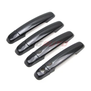 For Suzuki SX-4 Swift 05-2011 Carbon Fiber Style Door Handle Cover W/ Smart 4Pcs - Picture 1 of 10