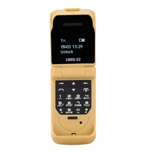 Flip Phone Unlocked Mini Portable Flip Keypad Mobile Phone Dual Sim Card Cell - Zdjęcie 1 z 4