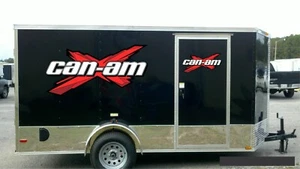 CAN-AM X / RED / 36" Vinyl Vehicle Graphics Sticker Decal - Picture 1 of 4
