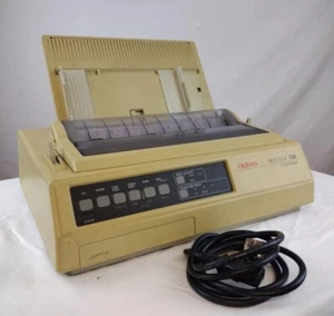 Okidata GE5253A Microline 320 9 Pin Impact Dot Matrix Printer Parallel - Picture 1 of 12